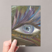 Your Eye Is The Mirror Of Your Soul Acryl Uitnodigingen (Insitu (Draagbaar))