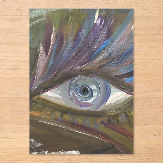 Your Eye Is The Mirror Of Your Soul Acryl Uitnodigingen (Voorkant)