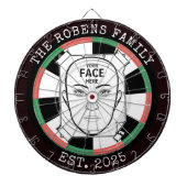 Your Face Here Dartboard Dartbord (Voorkant)