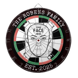 Your Face Here Dartboard Dartbord