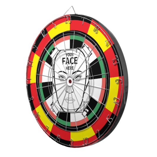 Your Face Here Dartboard Dartbord (Voorkant Rechts)