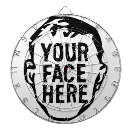 Your Face Here Dartboard Dartbord (Voorkant)