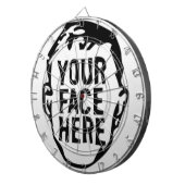 Your Face Here Dartboard Dartbord (Voorkant Rechts)