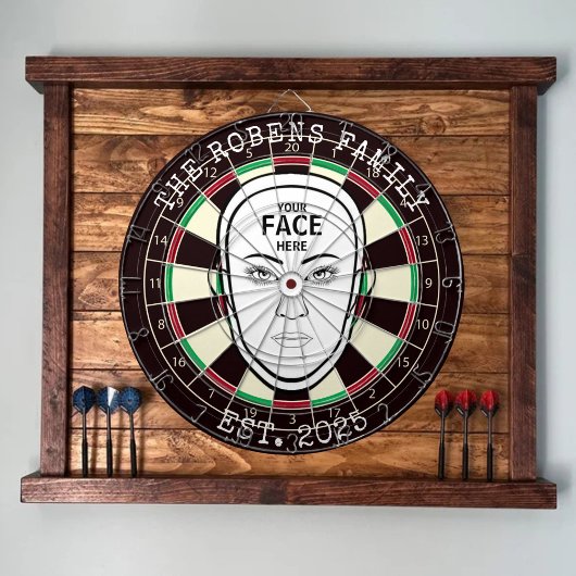 Your Face Here Dartboard Dartbord