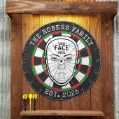 Your Face Here Dartboard Dartbord
