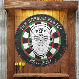 Your Face Here Dartboard Dartbord