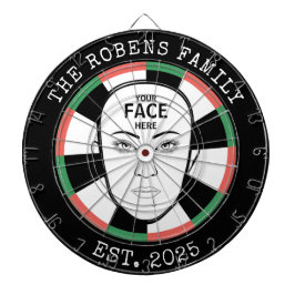 Your Face Here Dartboard Dartbord