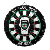 Your Face Here Dartboard  Funny Drinking Dartboard Dartbord (Voorkant)