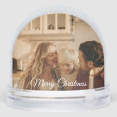Your Family in a Snow Globe – Christmas Gift Sneeuwbol (Achterkant)
