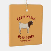 Your Farm Boer Goats Keramisch Ornament (Rechts)