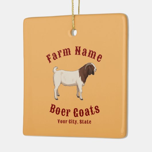 Your Farm Boer Goats Keramisch Ornament (Links)