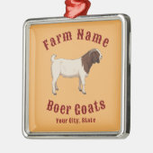 Your Farm Boer Goats Metalen Ornament (Links)