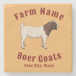 Your Farm Boer Goats Stenen Onderzetter