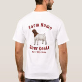 Your Farm Boer Goats T-shirt (Achterkant)