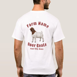 Your Farm Boer Goats T-shirt