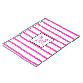 Your favorite letter in embroidered calligraphy notitieboek (Linkerzijde)