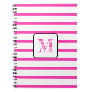 Your favorite letter in embroidered calligraphy notitieboek