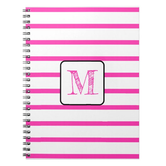 Your favorite letter in embroidered calligraphy notitieboek (Voorkant)