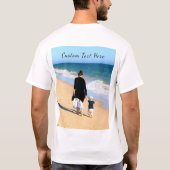 Your Favorite Photos T-Shirt with Custom Text (Achterkant)
