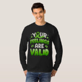 Your Feeling Are Valid Mental Health Awareness Wom T-shirt (Voorkant volledig)