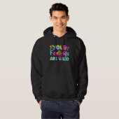 Your Feelings Are Valid Tie Dye Mental Health Awar Hoodie (Voorkant volledig)