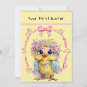 Your First Easter Flat Note Card Notitiekaartje (Voorkant)