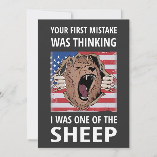 Your First Mistake Was Thinking I Was One Of The S Kaart (Voorkant)