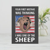 Your First Mistake Was Thinking I Was One Of The S Kaart (Staand voorkant)