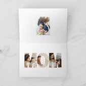 Your First Mother's Day personalised photo &Quote  Kaart (Binnen)