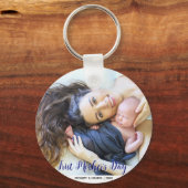 Your First Mother's Day personalised photo Sleutelhanger (Voorkant)