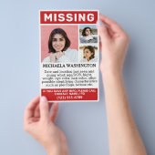 YOUR Foto & Text "MISSING" flyers (Hand)