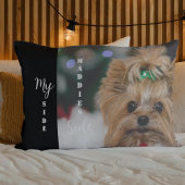Your Furry Bestie's Vibe: Aangepaste foto voor hui Kussensloop