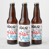 Your Future Mister Right Bier Etiket (Flessen)
