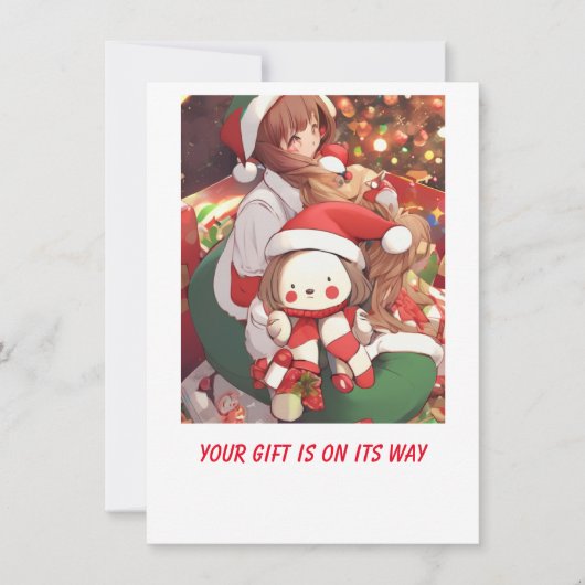 Your Gift is on Its Way Card - Last Minute Gifts (Voorkant)