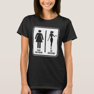 Your girlfriend vs my girlfriend t-shirt