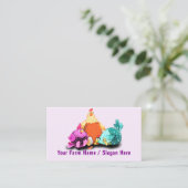 Your Happy Chicken Funny Business Cards Example Visitekaartje (Staand voorkant)