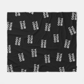 Your Image, Business Logo or any other Design Fleece Deken (Voorkant (Horizontaal))