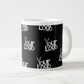 Your Image, Business Logo or any other Design Grote Koffiekop (Voorkant rechts)