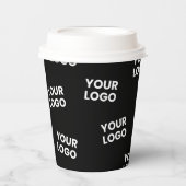 Your Image, Business Logo or any other Design Papieren Bekers (Voorkant)