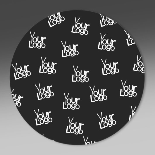 Your Image, Business Logo or any other Design Ronde Sticker