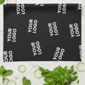 Your Image, Business Logo or any other Design Theedoek (Gevouwen)