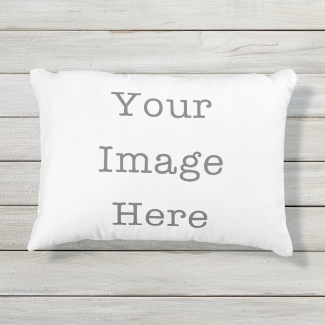 Your Image Here Custom Photo Throw Pillow Buitenkussen (Achterkant)