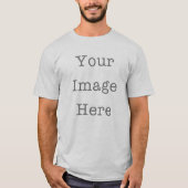 Your Image Here Customizable Personalized Ash T-shirt (Voorkant)