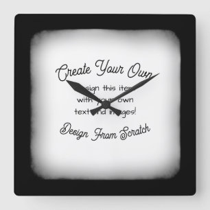 Your Image Here - Vierkante Klok