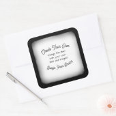 Your Image Here - Vierkante Sticker (Envelop)