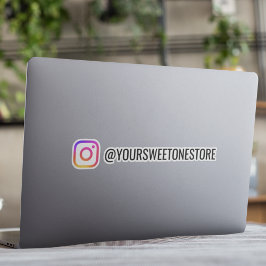 Your Instagram Name Social Media Logo Icon  Sticker