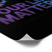 Your Life Choose To Keep On Going Suicide Preventi Poster (Hoek)