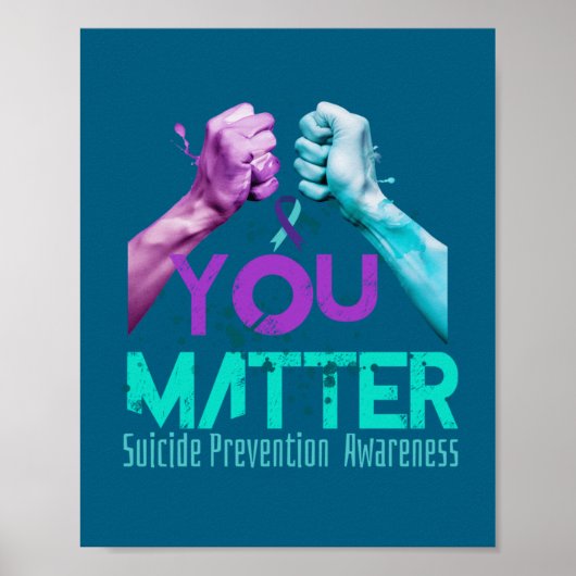 Your Life Choose To Keep On Going Suicide Preventi Poster (Voorkant)