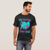 Your Life S Semicolon Suicide Prevention Awareness T-shirt (Voorkant volledig)