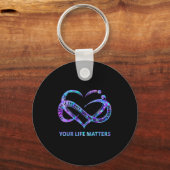 Your Life S Suicide Prevention Awareness Men Women Sleutelhanger (Voorkant)